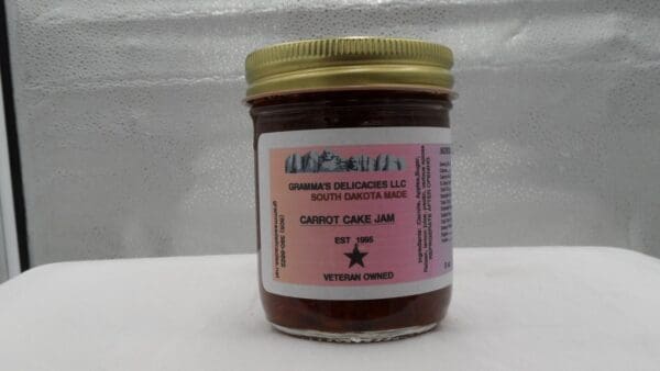 Can of Gramma's Delicacies Carrot Cake Jam