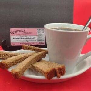 Freeze Dried Banana Bread Biscotti