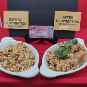 Package of Gramma's Delicacies Freeze Dried Jambalaya (Gluten Free)