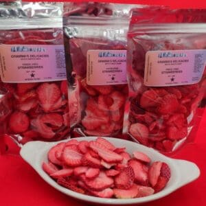 Package of Gramma's Delicacies Freeze Dried Strawberries