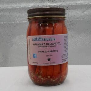 Can of Gramma's Delicacies Pickled Carrots