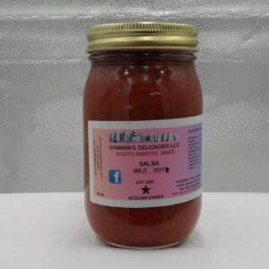 Can of Gramma's Delicacies Salsa
