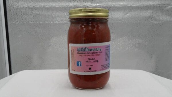 Can of Gramma's Delicacies Salsa